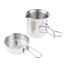 Portable Camping Pot Set Cookware for Hiking Backpacking Lightweight Durable Stockpot with Storage Bag Outdoor Cook Equipment