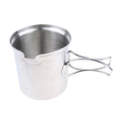 Portable Camping Pot Set Cookware for Hiking Backpacking Lightweight Durable Stockpot with Storage Bag Outdoor Cook Equipment