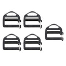 5 Pieces Plastic Webbing Buckle For 25mm Strap Outdoor Backpack Attachment