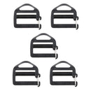 5 Pieces Plastic Webbing Buckle For 25mm Strap Outdoor Backpack Attachment