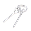 Aluminum Alloy AWNING TENT POLE RINGS with 2 PINS Camping Hiking Motorhome
