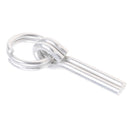 Aluminum Alloy AWNING TENT POLE RINGS with 2 PINS Camping Hiking Motorhome