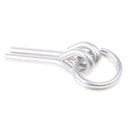 Aluminum Alloy AWNING TENT POLE RINGS with 2 PINS Camping Hiking Motorhome