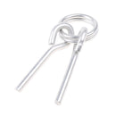 Aluminum Alloy AWNING TENT POLE RINGS with 2 PINS Camping Hiking Motorhome
