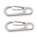 2Pcs Mini Carabiners Spring Backpack Clasps Keychain for Camping Bottle Hooks Paracord Survival Gear