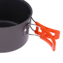 15PCS Camping Cookware Mess Kit Lightweight Compact and Folding Backpacking Cooking Set for Hiking Picnic
