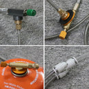 106cm 2 Stage Hose Propane Regulator Adapter Connect Flat Gas Tank Camping Stove