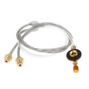 106cm 2 Stage Hose Propane Regulator Adapter Connect Flat Gas Tank Camping Stove