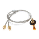 106cm 2 Stage Hose Propane Regulator Adapter Connect Flat Gas Tank Camping Stove