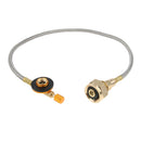 Camping Gas Stove Connection Valve Propane Cylinder Tank Hose Adapter 60cm