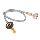 Camping Gas Stove Connection Valve Propane Cylinder Tank Hose Adapter 60cm