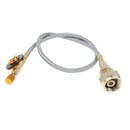 Camping Gas Stove Connection Valve Propane Cylinder Tank Hose Adapter 60cm