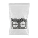 2 Pieces Black 5mm Skateboard Longboard Risers Shock Pad Skateboarding Tool