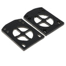 2 Pieces Black 5mm Skateboard Longboard Risers Shock Pad Skateboarding Tool