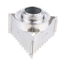 Mini Camping Triangle Liquid Alcohol Windshield Stove Burner Hiking Picnic