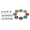 Skateboard Speed Kit- Bearing ,Spacers And Speed Washers Colourful