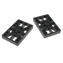 2Pcs Hard Plastic Skateboard Risers Hard Plastic Longboard Shock Pads