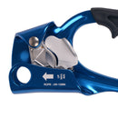 Tree Rock Climbing Right Hand Ascender Riser Equipment For 8-12mm Rope Blue