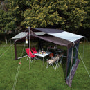 4 Pieces Sturdy Camping Tent Awning Pole Rod 32mm diameter / 110 inch length