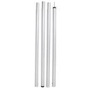4 Pieces Sturdy Camping Tent Awning Pole Rod 32mm diameter / 110 inch length