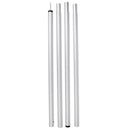 4 Pieces Sturdy Camping Tent Awning Pole Rod 32mm diameter / 110 inch length
