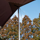 4 Pieces Sturdy Camping Tent Awning Pole Rod 32mm diameter / 110 inch length