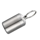 304 Stainless Steel Coin Capsule Pill Container Storage Box Holder Case