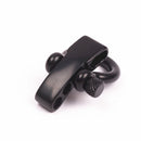 Adjustable Bow Shackle Stainless Steel For Paracord Survival Bracelet Black, Compact Design