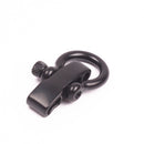 Adjustable Bow Shackle Stainless Steel For Paracord Survival Bracelet Black, Compact Design
