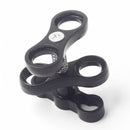 Diving Butterfly Clip Ball Joint Connector Arm Clamp Mount for Underwater Camera Torch Flashlight
