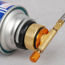 Outdoor BBQ Gas Bottle Adaptor Camping Burner Gas Tank Conversion Head