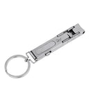 Stainless Steel Mini Nail Scissor Keychain Toenail Fingernail Cutter Clipper
