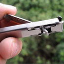 Stainless Steel Mini Nail Scissor Keychain Toenail Fingernail Cutter Clipper