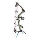 Compound Bow Holder Kick Stand Rack Aluminum Archery Support Leg Black