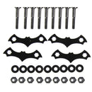 4 Set Longboard Skateboard Deck Protect Cushion Gasket Bolts Nuts Screw Mounting Kit