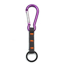 Hiking Travel Key Chain With Ring Carabiner Hook Buckle Hanging on Backpack Bag