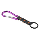 Hiking Travel Key Chain With Ring Carabiner Hook Buckle Hanging on Backpack Bag