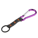 Hiking Travel Key Chain With Ring Carabiner Hook Buckle Hanging on Backpack Bag
