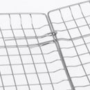 BBQ Square Stainless Steel Steak Fish Chops Cooking Grill Grid Grate Basket