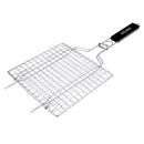 BBQ Square Stainless Steel Steak Fish Chops Cooking Grill Grid Grate Basket