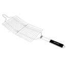 BBQ Square Stainless Steel Steak Fish Chops Cooking Grill Grid Grate Basket