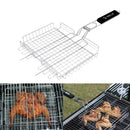 Stainless Steel BBQ Grilling Basket Camping Barbecue Food Cooking Grill Tool