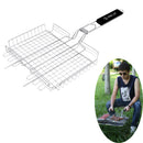 Stainless Steel BBQ Grilling Basket Camping Barbecue Food Cooking Grill Tool