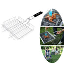 Stainless Steel BBQ Grilling Basket Camping Barbecue Food Cooking Grill Tool