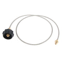 115cm Camping Stove Propane Hose Adapter Flat Gas Tank Cylinder Converter