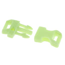 10Pcs Contoured Side Release Whistle Buckles For Paracord Bracelets ,Bags ,Rope, Backpacks