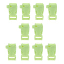 10Pcs Contoured Side Release Whistle Buckles For Paracord Bracelets ,Bags ,Rope, Backpacks