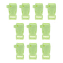 10Pcs Contoured Side Release Whistle Buckles For Paracord Bracelets ,Bags ,Rope, Backpacks