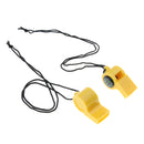 2Pcs Multifunctional 2 in1 Emergency Survival Gear Whistle Compass With Lanyard for Outdoor Camping Hiking