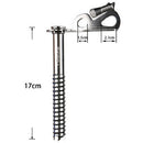 Stainless Steel Ice Screw Drill With Integrated Crank Outdoor Ice Climbing